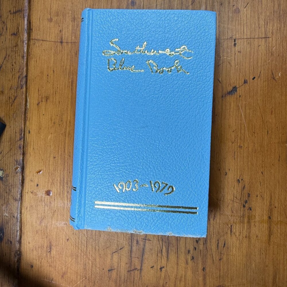 Southwest Blue Book 1903-1979 Hardcover Directory